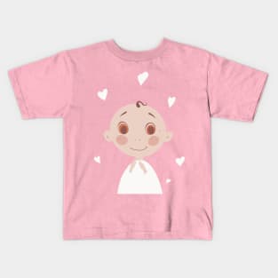 Lovely caucasian baby Kids T-Shirt